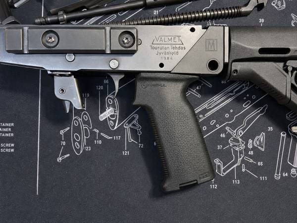 Magpul-kahva Valmet Petrassa Magpul-kahva Valmet Petrassa